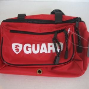 COPY - Kiefer Red Life Guard/Water Safety Canvas 2 Zipper Pocket Fanny Pack/Bag…